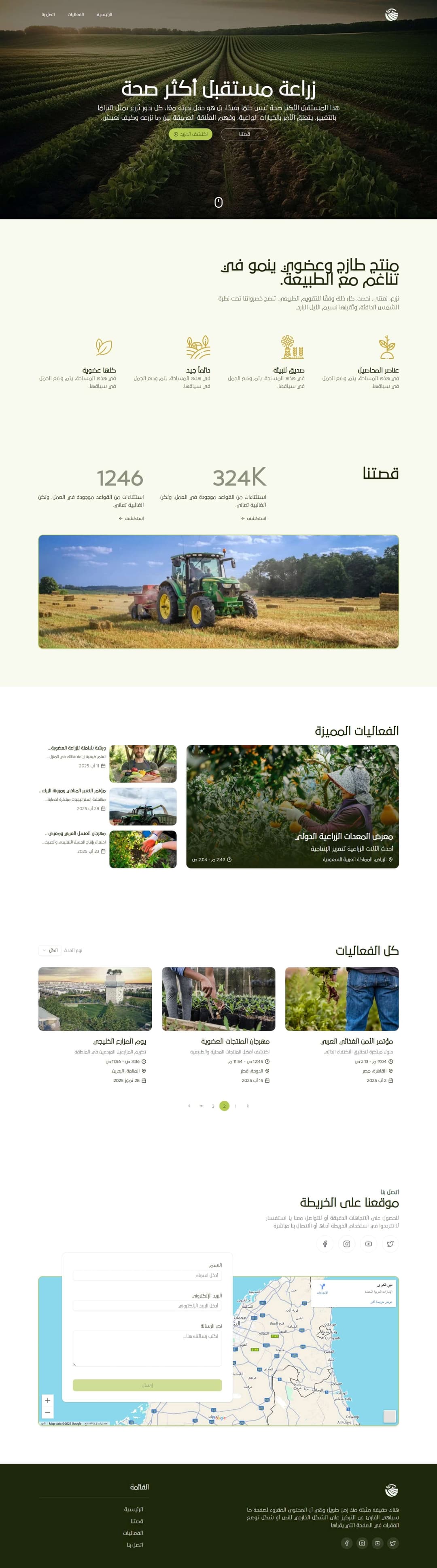 Agricultural Events Website