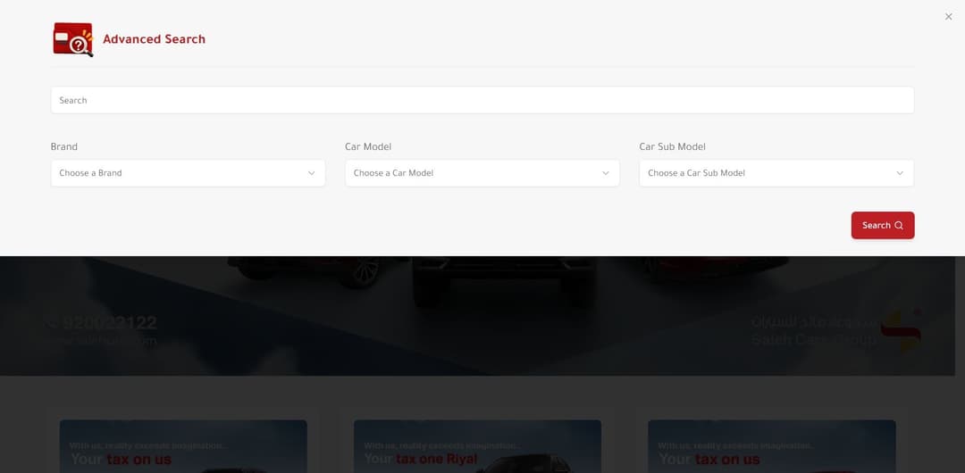 Saleh Cars Website